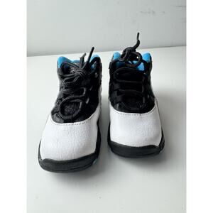 Air Jordan 10 Retro BT 310808-102 Children White / Black / Blue Shoes Size 6C